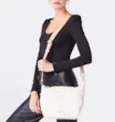 Bolsa Hobo Couro Off White - imagem 9