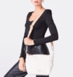 Bolsa Hobo Couro Off White - imagem 9