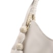 Bolsa Hobo Couro Off White - imagem 6