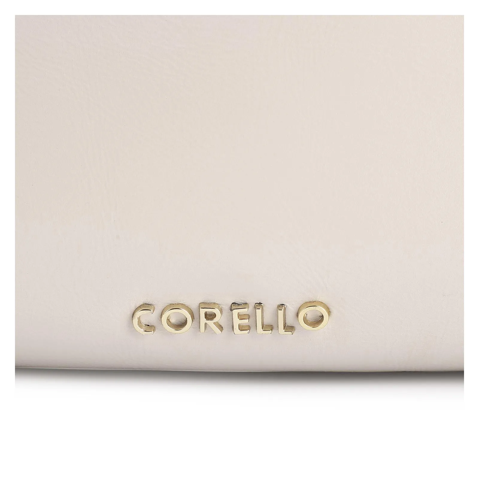 Bolsa Hobo Couro Off White