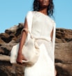 Bolsa Hobo Couro Off White - imagem 2