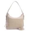Bolsa Hobo Couro Off White/Crochet Off White - imagem 3