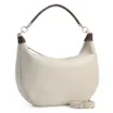 Bolsa Hobo Couro Off White /Marrom - imagem 3
