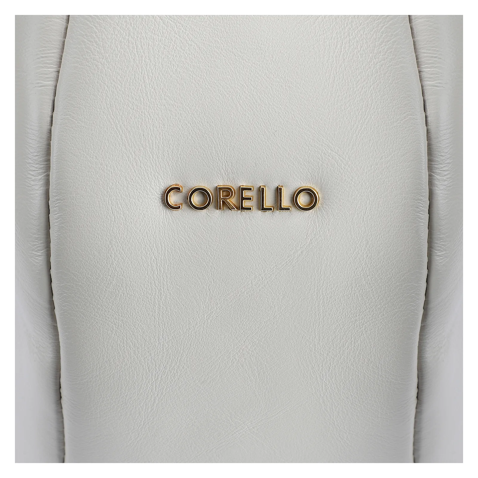 Bolsa Hobo Couro Off White /Marrom
