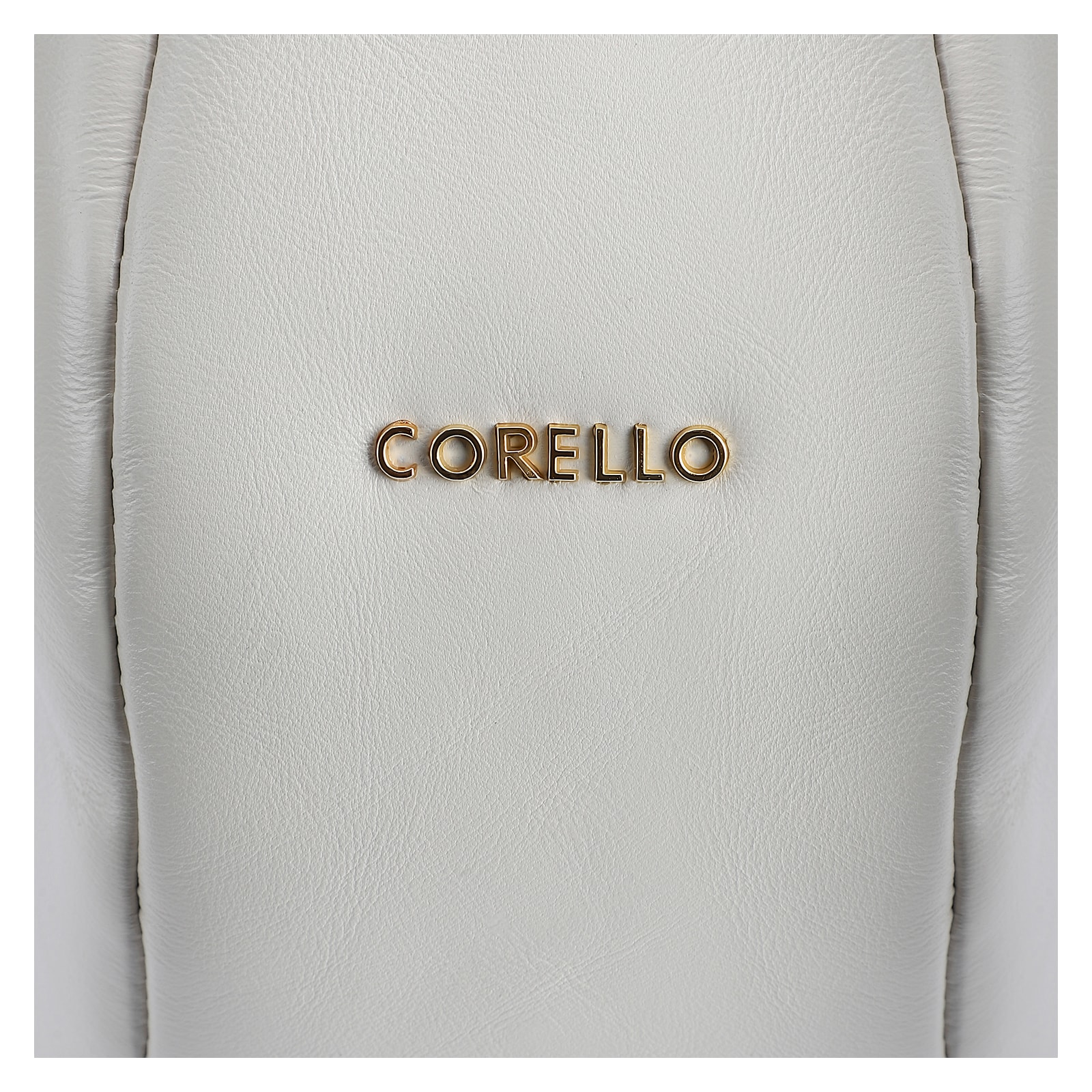 Bolsa Hobo Couro Off White /Marrom