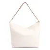Bolsa Hobo Couro Off White/Marrom - imagem 3