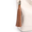 Bolsa Hobo Couro Off White/Marrom - imagem 7