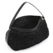 Bolsa Hobo Couro Preto - imagem 4