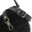 Bolsa Hobo Couro Preto - imagem 5