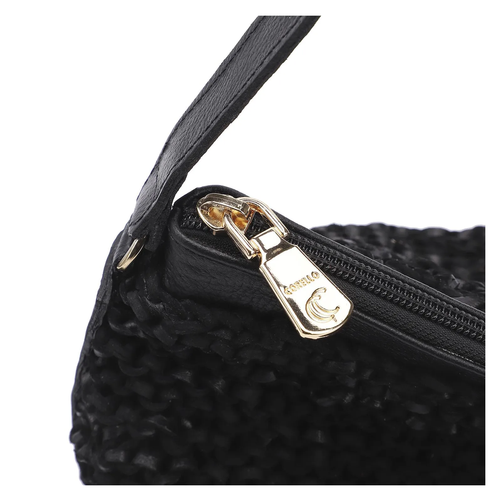 Bolsa Hobo Couro Preto