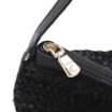 Bolsa Hobo Couro Preto - imagem 6