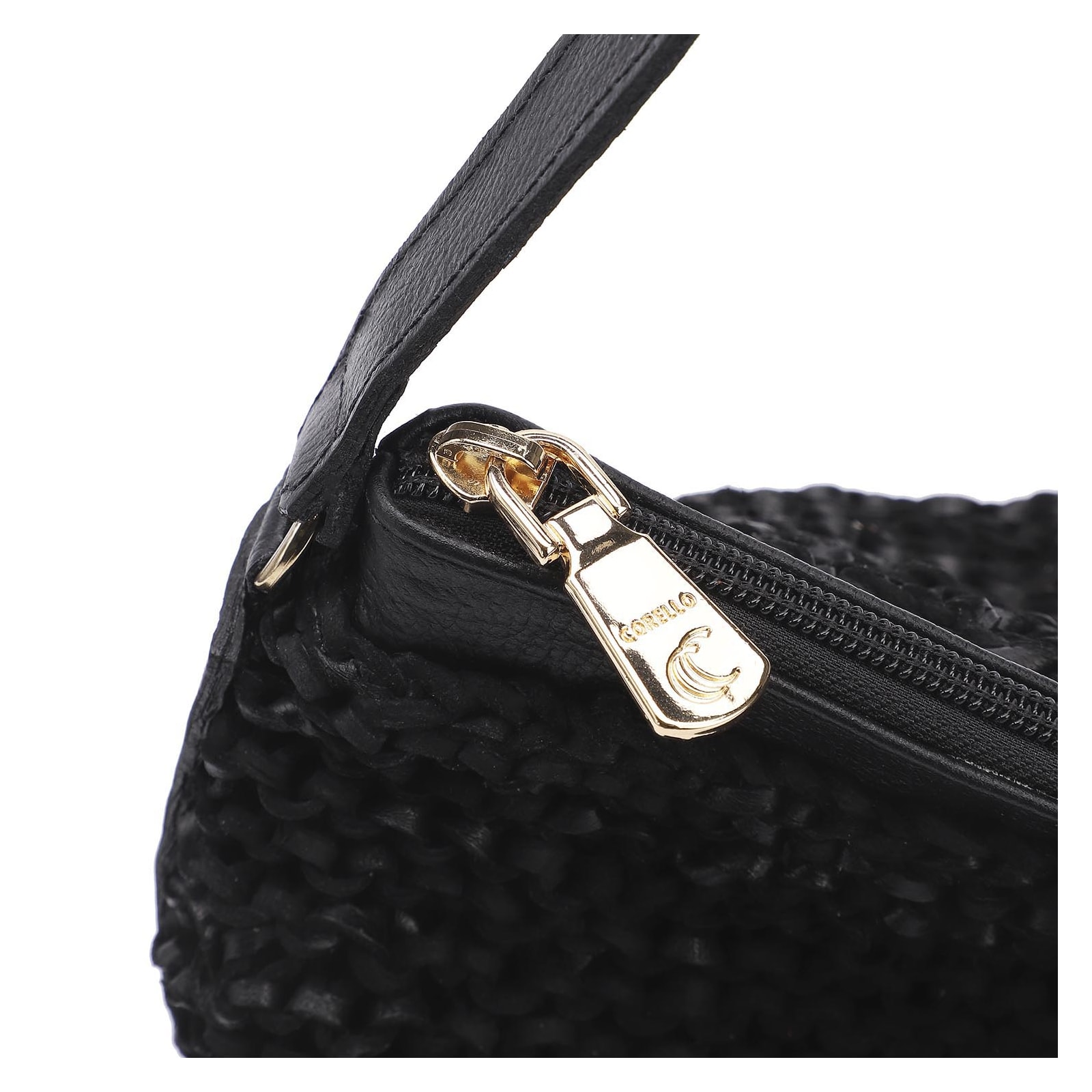 Bolsa Hobo Couro Preto
