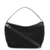 Bolsa Hobo Couro Preto - imagem 1