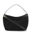 Bolsa Hobo Couro Preto - imagem 1