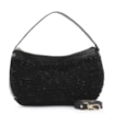 Bolsa Hobo Couro Preto - imagem 2