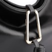 Bolsa Hobo Couro Preto - imagem 6