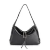 Bolsa Hobo Couro Preto - imagem 1