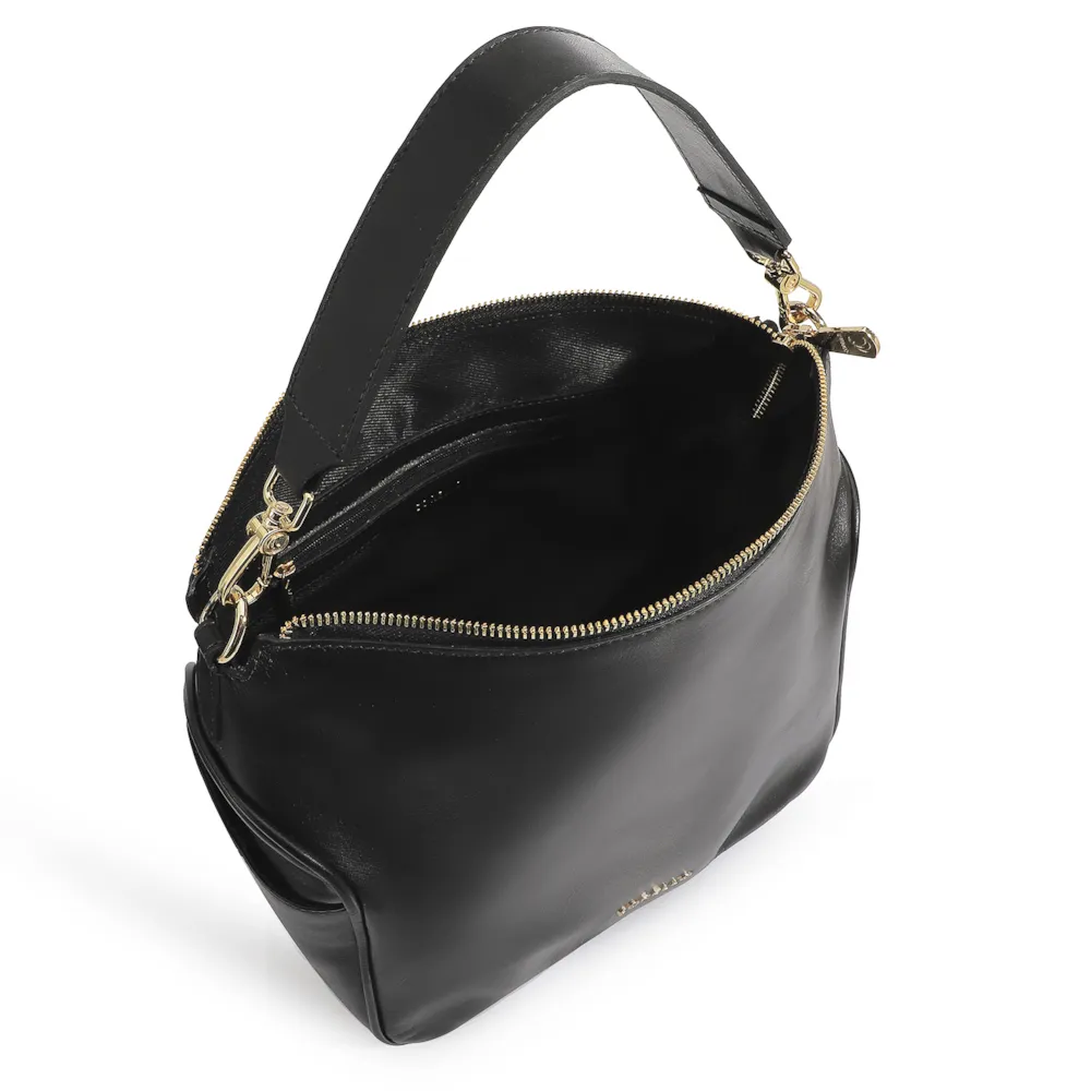 Bolsa Hobo Couro Preto - imagem 4