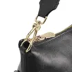 Bolsa Hobo Couro Preto - imagem 6