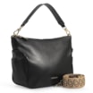 Bolsa Hobo Couro Preto - imagem 2