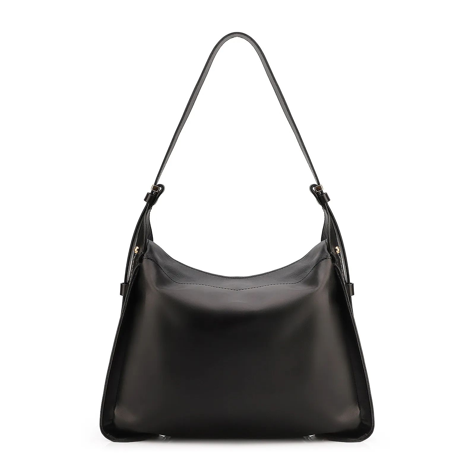 Bolsa Hobo Couro Preto