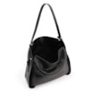 Bolsa Hobo Couro Preto - imagem 4