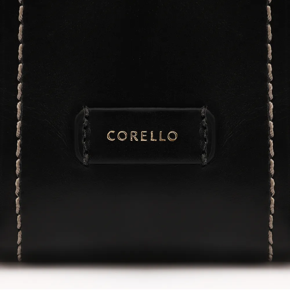 Bolsa Hobo Couro Preto - imagem 6