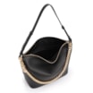 Bolsa Hobo Couro Preto - imagem 4