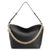 Bolsa Hobo Couro Preto - imagem 1