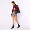 Bolsa Hobo Couro Preto - imagem 9