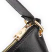 Bolsa Hobo Couro Preto - imagem 6