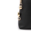 Bolsa Hobo Couro Preto - imagem 7