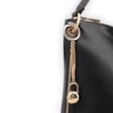 Bolsa Hobo Couro Preto - imagem 8