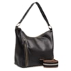 Bolsa Hobo Couro Preto - imagem 3