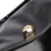 Bolsa Hobo Couro Preto - imagem 5