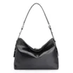 Bolsa Hobo Couro Preto - imagem 1
