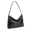 Bolsa Hobo Couro Preto - imagem 2