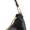 Bolsa Hobo Couro Preto - imagem 5