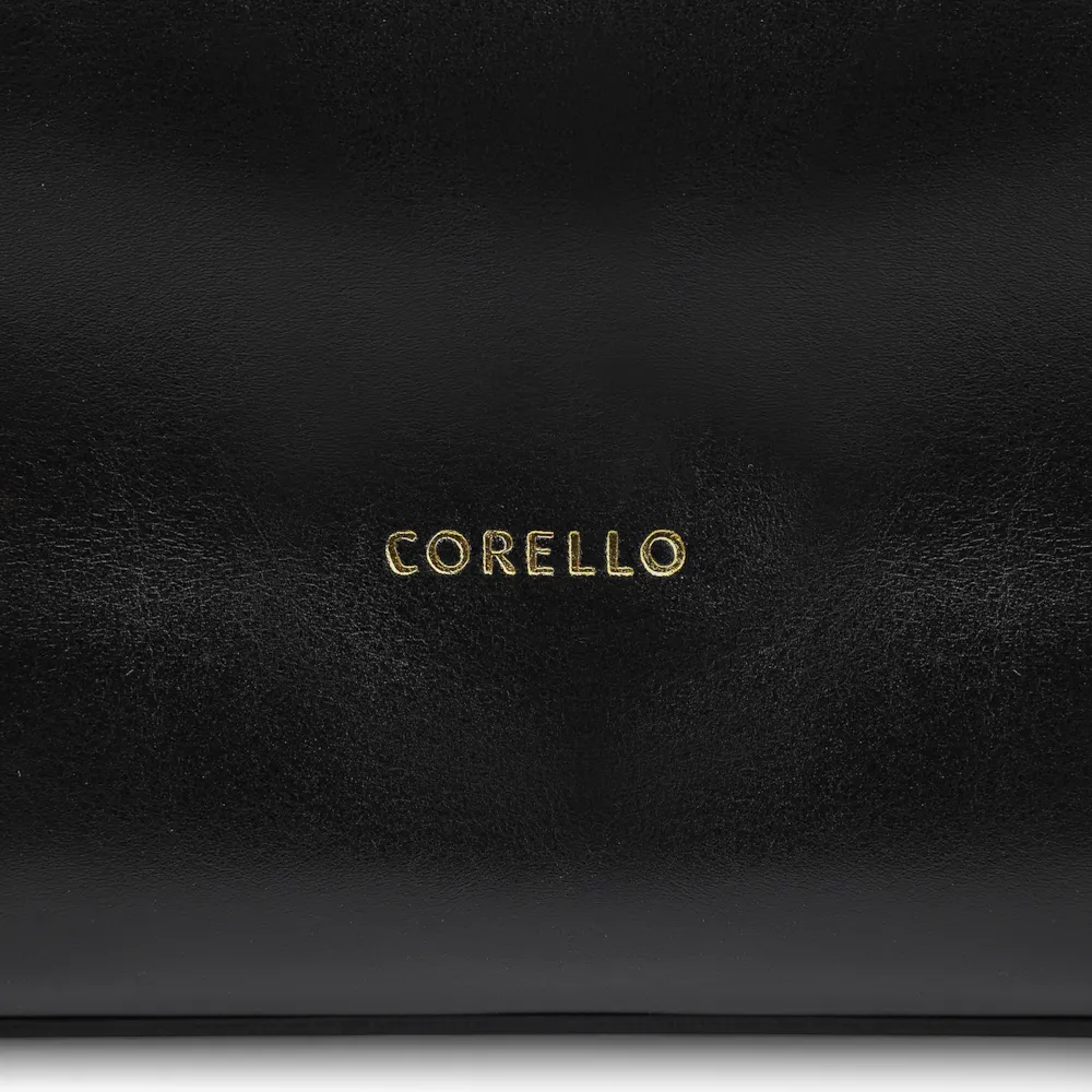 Bolsa Hobo Couro Preto - imagem 6