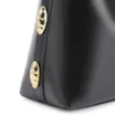 Bolsa Hobo Couro Preto - imagem 8