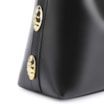 Bolsa Hobo Couro Preto - imagem 8