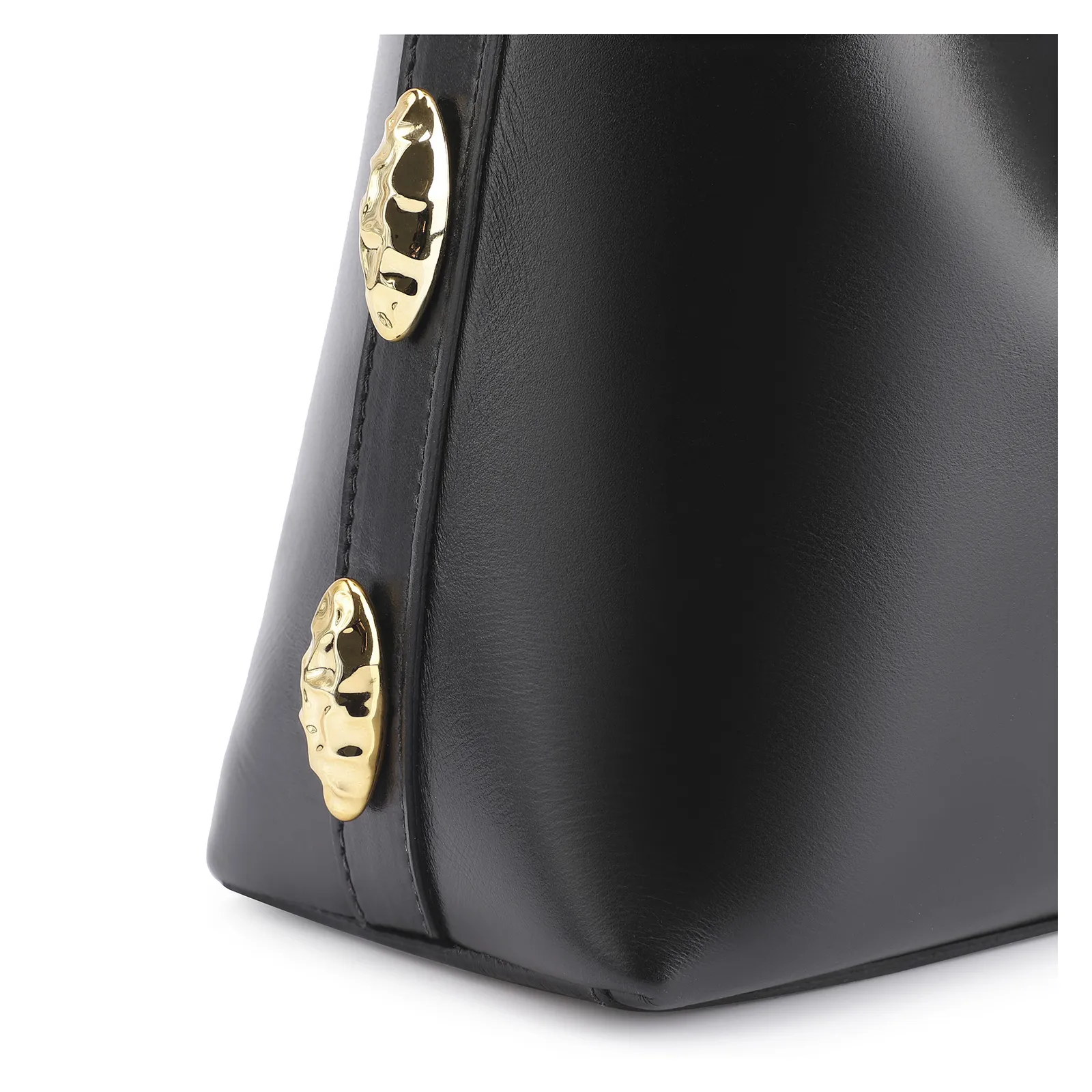 Bolsa Hobo Couro Preto