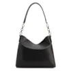 Bolsa Hobo Couro Preto - imagem 4
