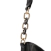 Bolsa Hobo Couro Preto - imagem 5