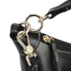 Bolsa Hobo Couro Preto - imagem 5