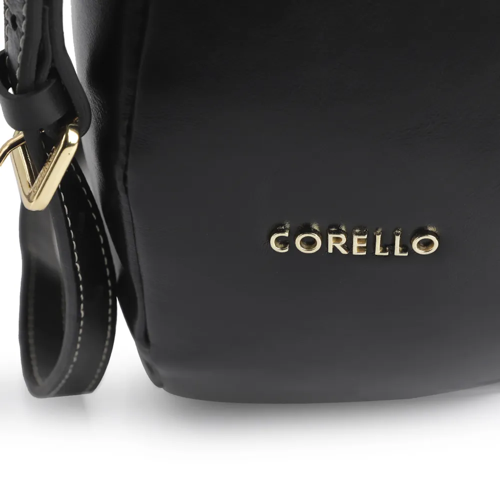 Bolsa Hobo Couro Preto - imagem 6