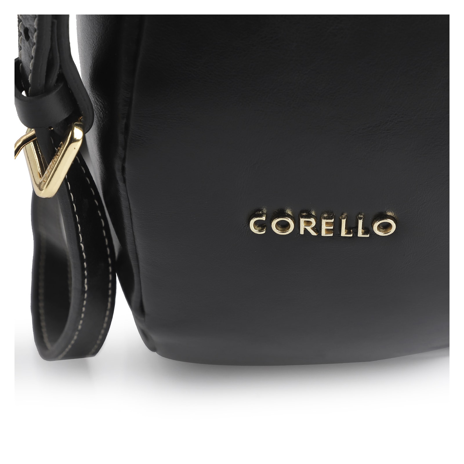 Bolsa Hobo Couro Preto