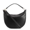 Bolsa Hobo Couro Preto - imagem 1