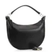Bolsa Hobo Couro Preto - imagem 2