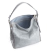 Bolsa Hobo Couro Python Azul - imagem 4